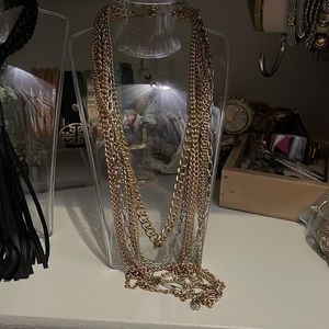 Chunky layered necklace